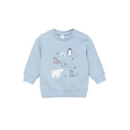 "PLAY CREW" SKY & CHARCOAL SWEATSHIRT SET