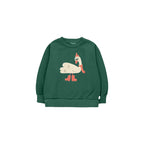 “DUCK” GREEN SWEATSHIRT SET