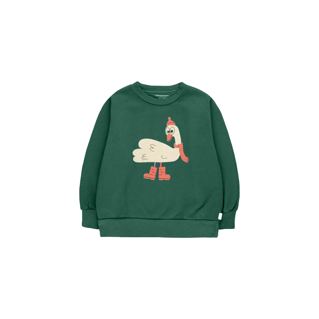 “DUCK” GREEN SWEATSHIRT SET