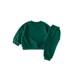 "SUNFLOWER" GREEN SWEATSHIRT SET