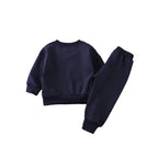 "BEAR" NAVY SWEATSHIRT SET